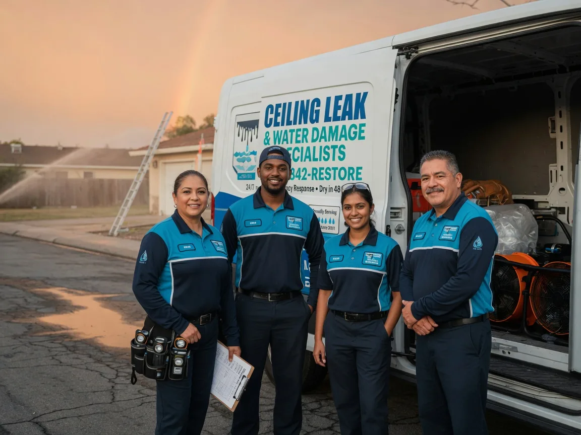 Ceiling Leak Cleanup company in Pearsall, TX